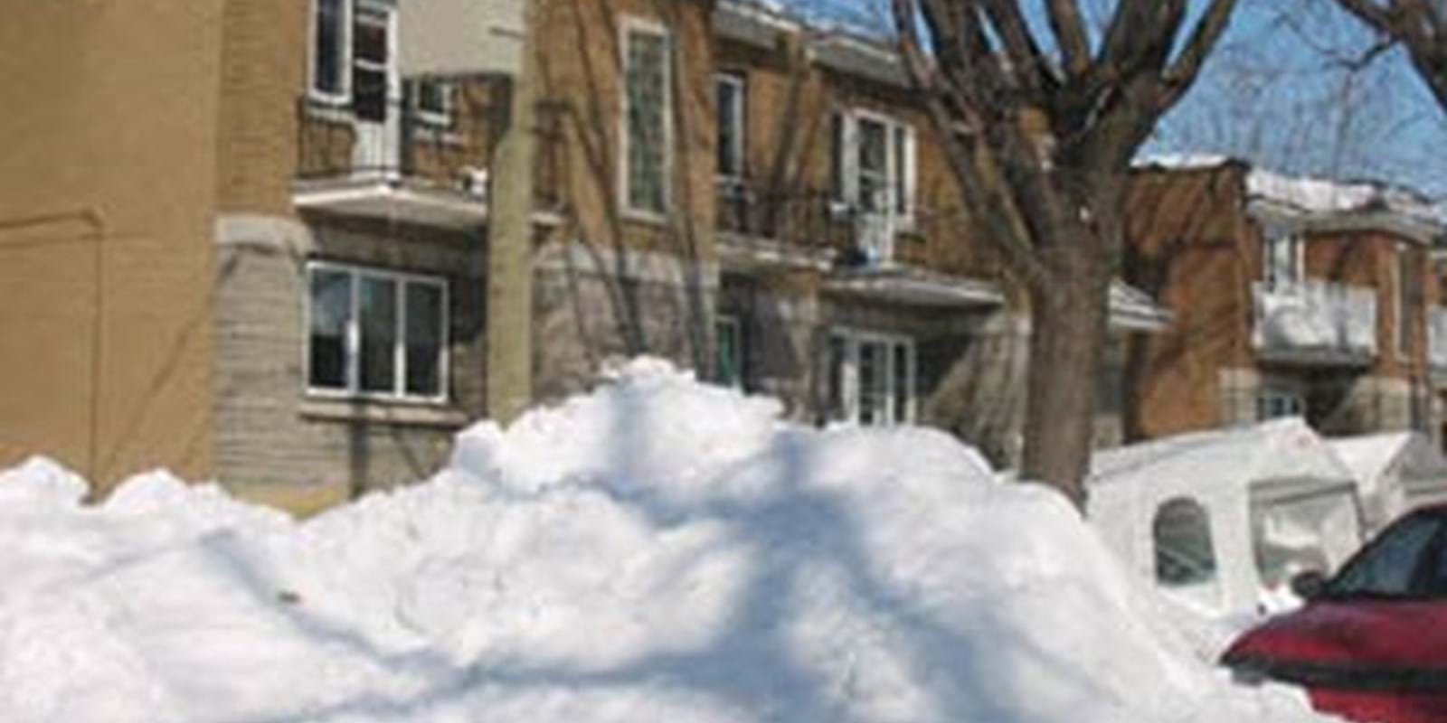 Melting snow: preventing water infiltration