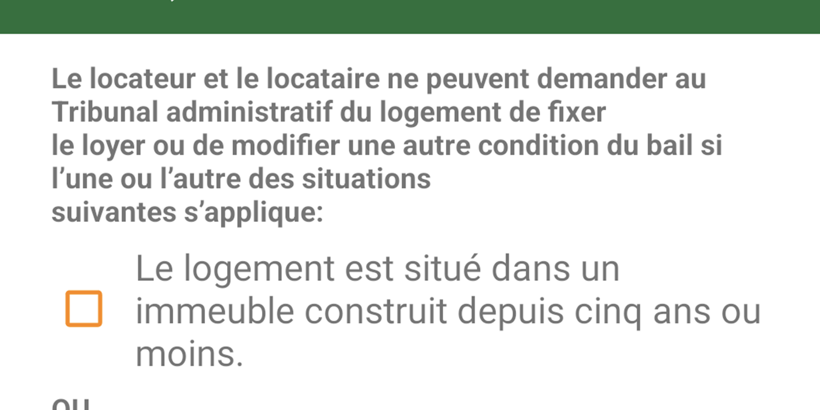 A new lease form on the horizon?