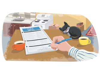 The signing of the lease