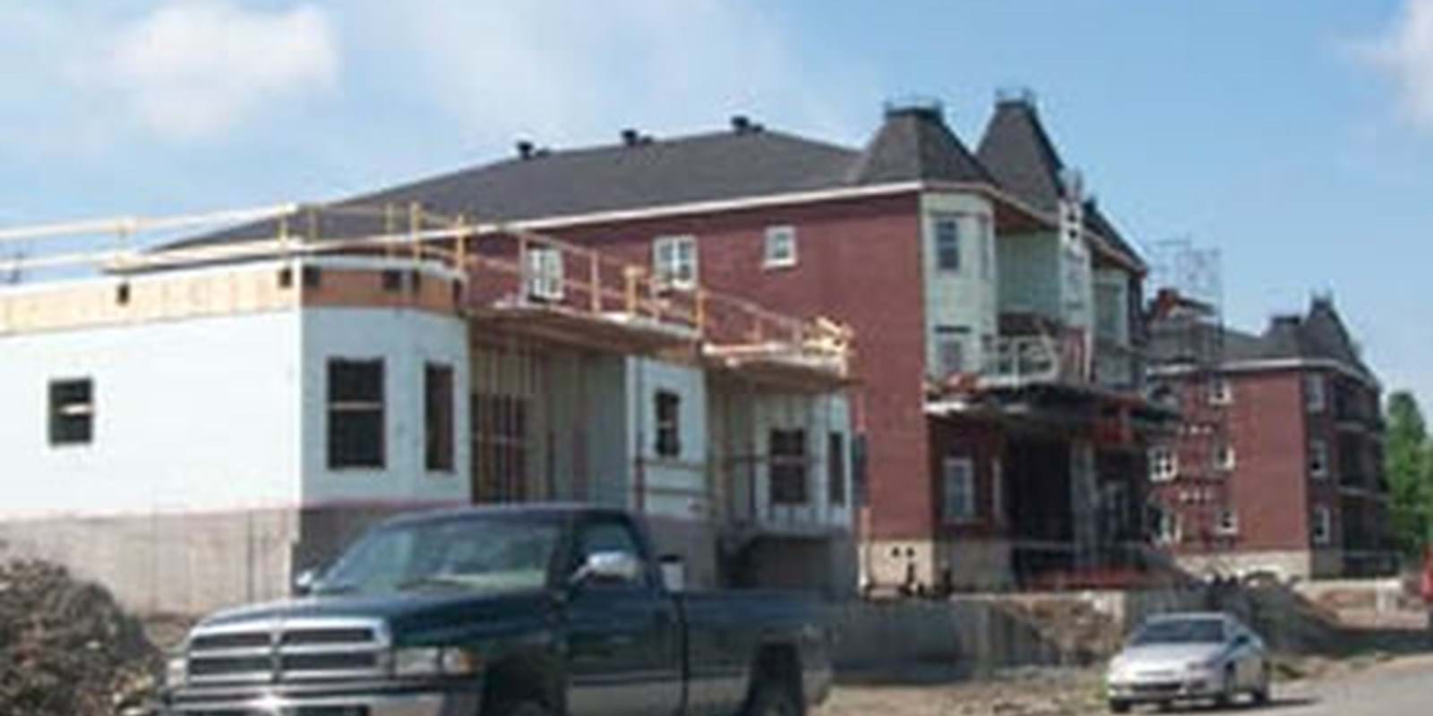 The value of building permits declined in July